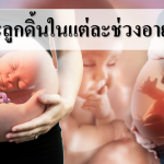 ลักษณะลูกดิ้นในแต่ละช่วงอายุครรภ์