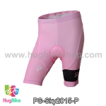 กางเกงจักรยานขาสั้นทีม Sky 15 สีชมพู