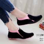 รองเท้าผ้าใบยางยืด