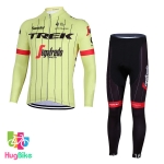 ชุดจักรยานแขนยาวทีม Trek 18 (02) สีเขียวอ่อน