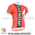 เสื้อจักรยานแขนสั้นทีม Specialized 15 (05) สีแดงดำ