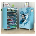 Amazing ชั้นวางรองเท้า ลายมิคกี้เม้าท์ 6 ชั้น 60*30*110cm.