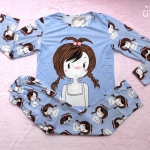 ชุดนอน set เสื้อกับกางเกงลายน่ารัก