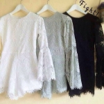 จั้มลูกไม้กางเกงขาสั้น