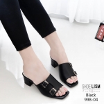 รองเท้าส้นตัน แบบสวม