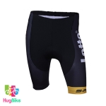 กางเกงจักรยานขาสั้นทีม Bianchi 18 (02) สีเหลืองดำ