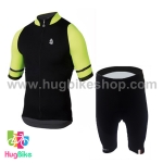 ชุดจักรยานแขนสั้นทีม ETXEONDO 16 (03) สีดำแขนเขียว