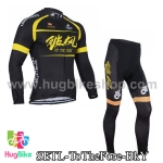 ชุดจักรยานแขนยาว ประกอบภาพยนต์ To The Fore สีดำเหลือง