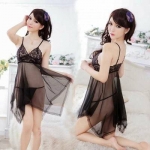 ชุดนอนซีทรู พร้อมจีสตริง