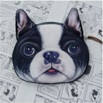 กระเป๋าหมาใส่เหรียญหน้าเฟรนบลูด๊อก 3มิติ