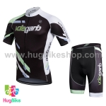 ชุดจักรยานแขนสั้น Volegarb 16 (08) สีดำลายขาวเขียว