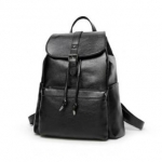 ST MartShop กระเป๋าเป้สะพายหลังหนังสไตล์เกาหลีใหม่ รุ่น st90 (สีดำ)