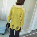 เสื้อถักไหมพรมแขน5ส่วน