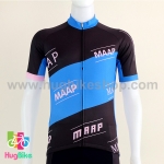 เสื้อจักรยานแขนสั้นทีม MAAP 16 (11) สีดำน้ำเงินหลังชมพูน้ำเงิน