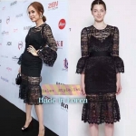 dress แขนระบาย ลูกไม้เนื้อดี