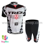 ชุดจักรยานแขนสั้นทีม Trek 14 สีขาวดำลาย