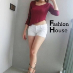 เสื้อแขนยาวคอเฉียงปลายเฉียง