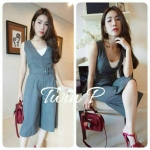 จั้มสูท 5 ส่วน ผ้าโรเช่