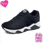 ส่งฟรี! KIYAYA (best seller) | Fashionista รองเท้าผ้าใบแฟชั่นผู้หญิง รุ่น TP-SN10-Black