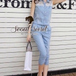 จั้มสูทขาสี่ส่วน