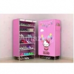 ๋JCT ชั้นวางรองเท้า ตู้เก็บรองเท้า 6 ชั้น ลายการ์ตูน