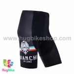 กางเกงจักรยานขาสั้นทีม Bianchi 14 สีดำ