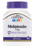 21st Century Health Care, Melatonin, 5 mg, 120 Tablets