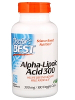 Doctor's Best, Alpha-Lipoic Acid, 300 mg, 180 Veggie Caps