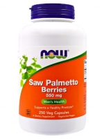 Now Foods, Saw Palmetto Berries, 550 mg, 250 Veg Capsules