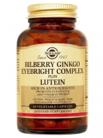 Solgar, Bilberry Ginkgo Eyebright Complex Plus Lutein, 60 Vegetable Capsules