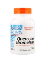 Doctor's Best, Quercetin Bromelain, 180 Veggie Caps