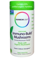 Rainbow Light, Certified, Immuno-Build Mushrooms, 60 Plant Capsules