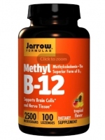 Jarrow Formulas, Methyl B-12, Tropical Flavor, 2500 mcg, 100 Lozenges