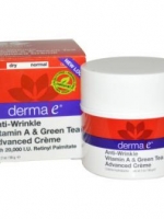 Derma E, Anti-Wrinkle Vitamin A & Green Tea Advanced Cream, 2 oz (56 g)