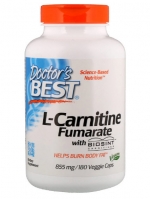 Doctor's Best, Best L-Carnitine Fumarate, 855 mg, Veggie Caps