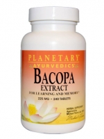Planetary Herbals, Ayurvedics, Bacopa Extract, 225 mg, 240 Tablets