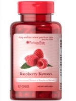 Puritan's Pride Raspberry Ketones 100 mg 120 Rapid Release Capsules