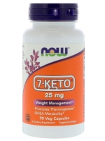 Now Foods, 7-KETO, 25 mg, 90 Veg Capsules