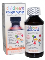 NatraBio, Children's Cough Syrup, Yummy Cherry-Berry Flavor, 4 fl oz (120 ml)