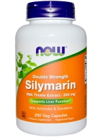 Now Foods, Double Strength Silymarin, 300 mg, 200 Vegan Caps