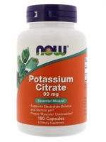 Now Foods, Potassium Citrate, 99 mg, 180 Capsules