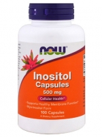Now Foods, Inositol Capsules, 500 mg, 100 Capsules