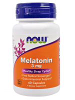 Now Foods, Melatonin, 3 mg, 60 Capsules