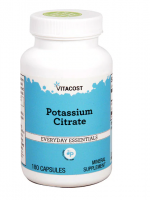 Vitacost Potassium Citrate -- 99 mg - 180 Capsules