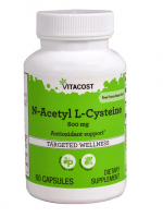 Vitacost N-Acetyl L-Cysteine -- 600 mg - 60 Capsules