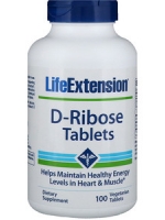 Life Extension, D-Ribose Tablets, 100 Veggie Tabs