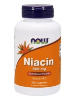 Now Foods, Niacin, 500 mg, 100 Capsules