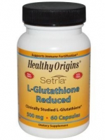 Healthy Origins, Setria, L-Glutathione Reduced, 500 mg, 60 Capsules