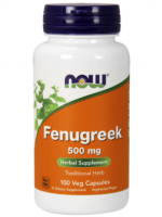 Now Foods, Fenugreek, 500 mg, 100 Capsules