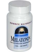 Source Naturals, Melatonin, 3 mg, 240 Tablets